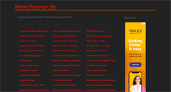 Desktop Screenshot of bowman.biz